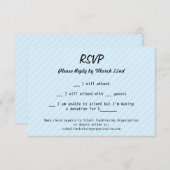 Cassettebandje RSVP-kaart RSVP Kaartje (Voorkant / Achterkant)