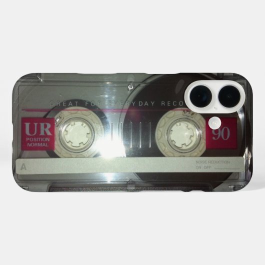 Cassettebandje - Schoon Case-Mate iPhone Case (Achterkant (horizontaal))