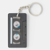 Cassettebandje Sleutelhanger (achterkant)