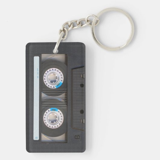 Cassettebandje Sleutelhanger (achterkant)