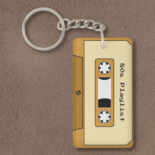 Cassettebandje Sleutelhanger