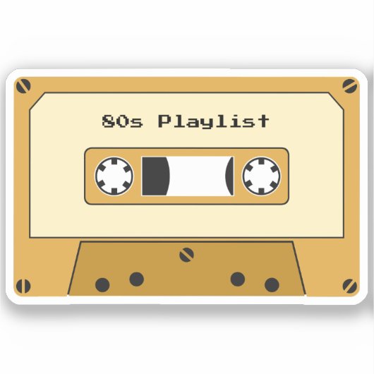 Cassettebandje Sticker (Voorkant)