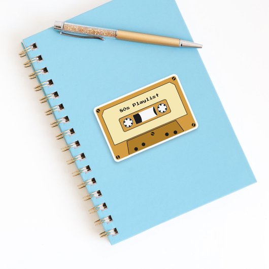 Cassettebandje Sticker