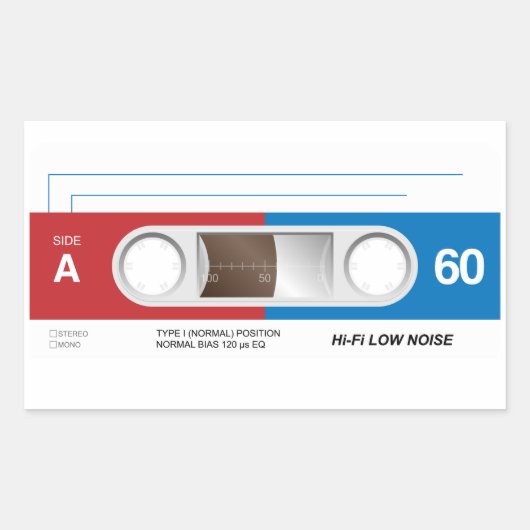 Cassettebandje Sticker (Voorkant)