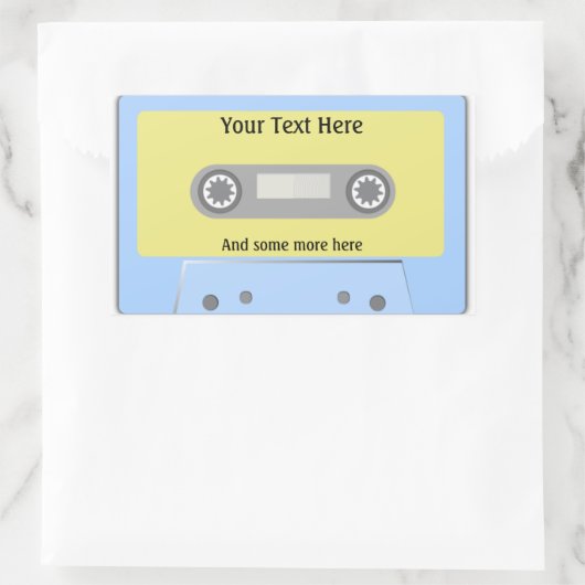 Cassettebandje Sticker (Tas)