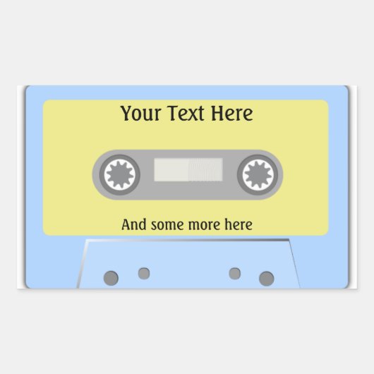Cassettebandje Sticker (Voorkant)