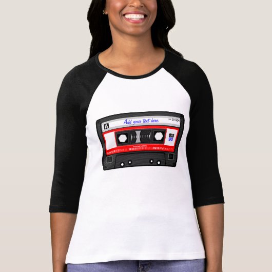 Cassettebandje T-shirt (Voorkant)