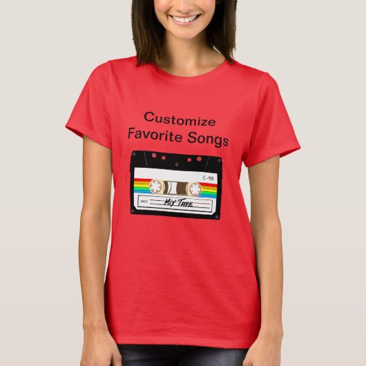 Cassettebandje  T-Shirt (Voorkant)