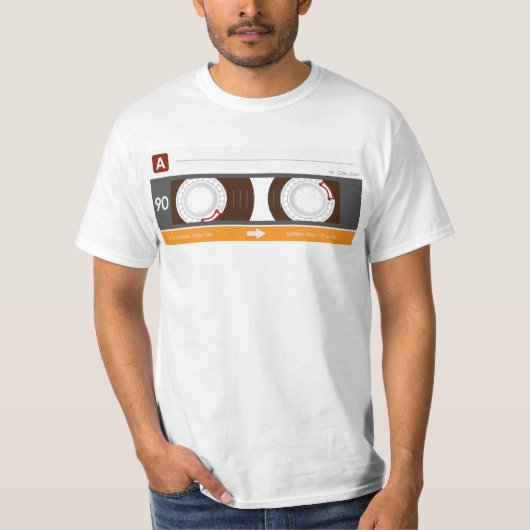 Cassettebandje T-shirt (Voorkant)