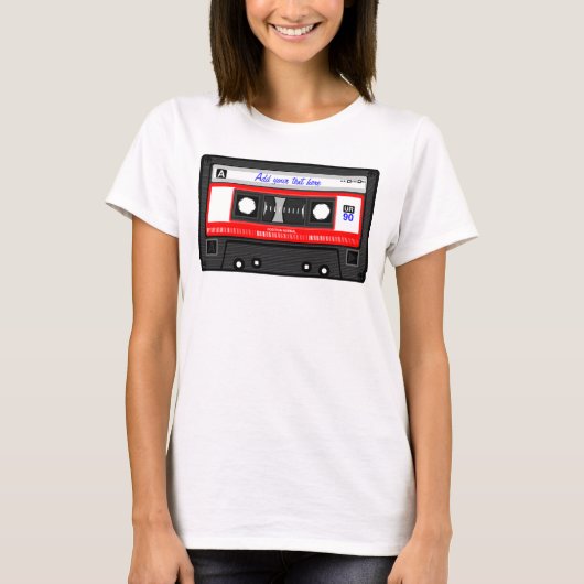 Cassettebandje T-shirt (Voorkant)