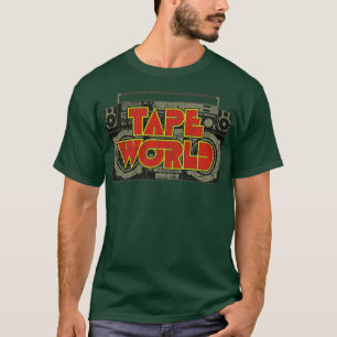 Cassettebandje Tape World Boombox 1978 T-shirt