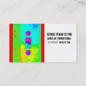 Cassettebandje terugdraaien terugdraaien DJ-record Visitekaartje (Achterkant)