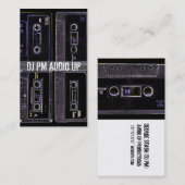 Cassettebandje terugdraaien terugdraaien DJ-record Visitekaartje (Voorkant / Achterkant)