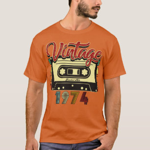  Cassettebandje van 1974 met de grootste hits T-shirt