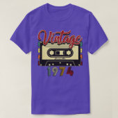  Cassettebandje van 1974 met de grootste hits T-shirt (Design voorkant)