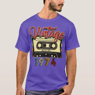 Cassettebandje van 1974 met de grootste hits T-shirt