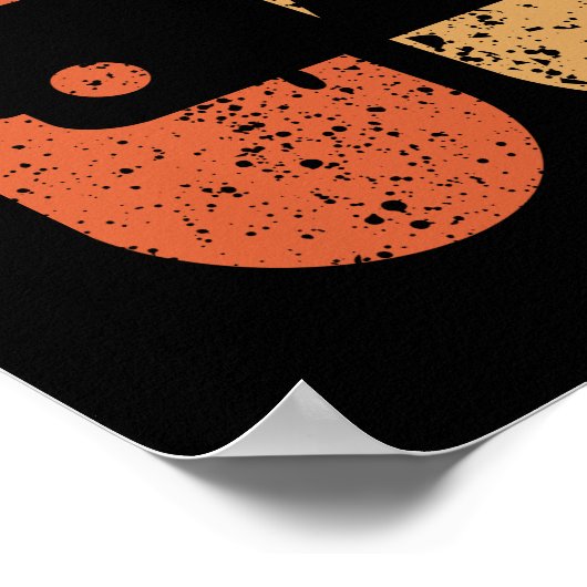 Cassettebandje van 1990 (runge-effect) poster (Hoek)