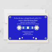 Cassettebandje van 80-jarige feestdagen kaart (Achterkant)