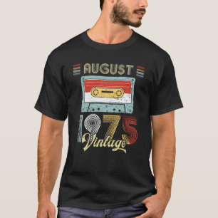 Cassettebandje van de Birthday in augustus 1975 T-shirt
