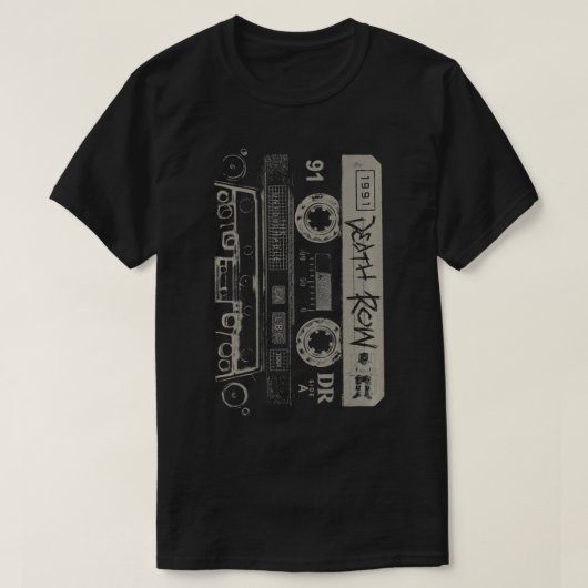 Cassettebandje van doodstrafregisters t-shirt (Design voorkant)