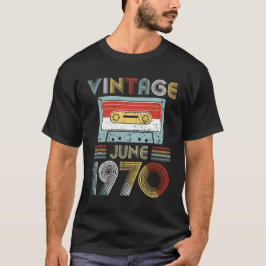  Cassettebandje van juni 1970 T-shirt