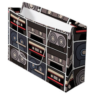 Cassettebandje verjaardagsfeestje groot cadeauzakje