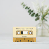  Cassettebandje Visitekaartje (Staand voorkant)