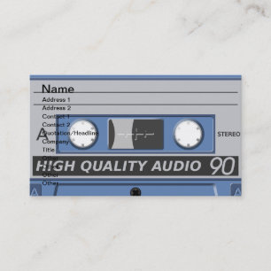Cassettebandje Visitekaartje