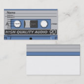 Cassettebandje Visitekaartje (Voorkant / Achterkant)