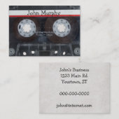 Cassettebandje Visitekaartje (Voorkant / Achterkant)