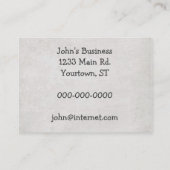 Cassettebandje Visitekaartje (Achterkant)