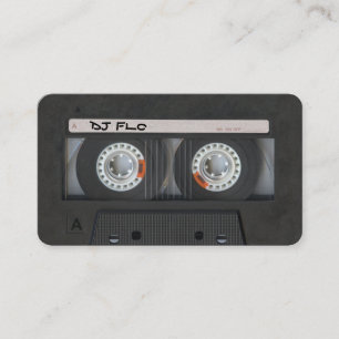Cassettebandje Visitekaartjes voor DJ's