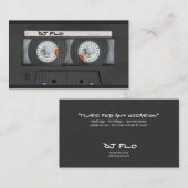 Cassettebandje Visitekaartjes voor DJ's (Voorkant / Achterkant)