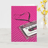 Cassettebandje voor Jubileum Kaart (Gele Bloem)