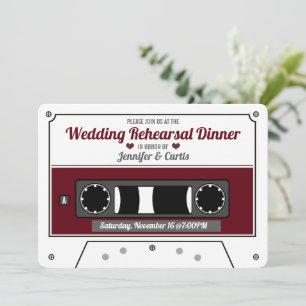 Cassettebandje Wijn Rood Weddenschap Kaart