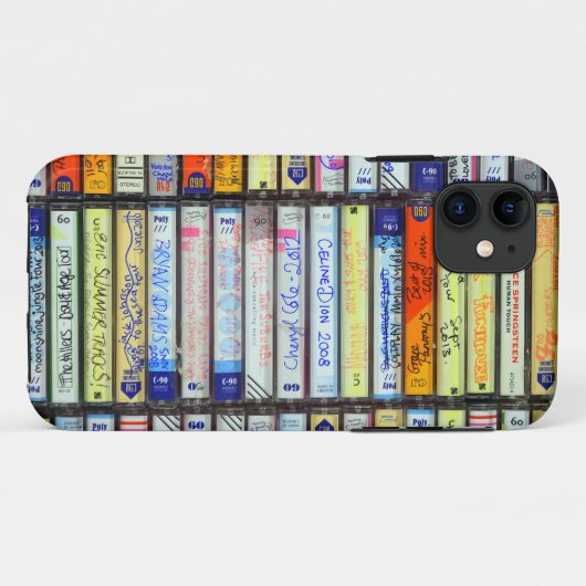 Cassettebandjes Case-Mate iPhone Case (Achterkant (horizontaal))