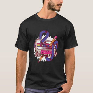 Cassettebandjes Collectie Muziek 80 van 90 T-shirt