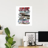 Cassettebandjes Jonas Brother Poster (Thuiskantoor)