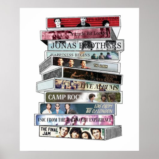 Cassettebandjes Jonas Brother Poster (Voorkant)