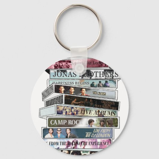 Cassettebandjes Jonas Brother Sleutelhanger (Voorkant)