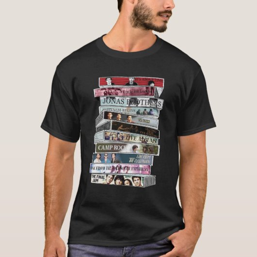 Cassettebandjes Jonas Brother T-shirt (Voorkant)