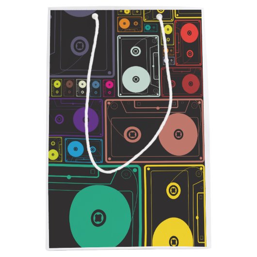 Cassettebandjes Medium Cadeauzakje (Voorkant)