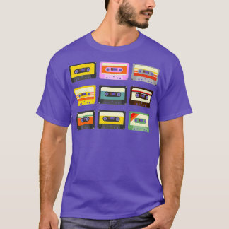 Cassettebandjes Mixtapes 80s 90s Radio DJ T-shirt