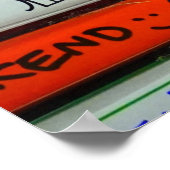 Cassettebandjes Poster (Hoek)