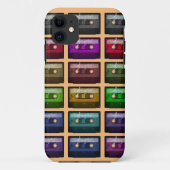 CASSETTEBANDJES RETRO MUSIC LOVER Case-Mate iPhone CASE (Achterkant)