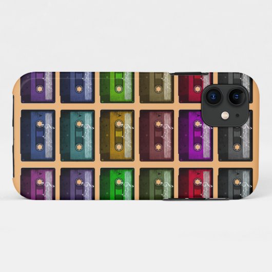 CASSETTEBANDJES RETRO MUSIC LOVER Case-Mate iPhone CASE (Achterkant (horizontaal))