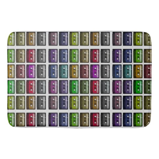 CASSETTEBANDJES RETRO MUZIEK LIEFHEBBER BADMAT (Voorkant)