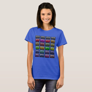 CASSETTEBANDJES RETRO MUZIEK LIEFHEBBER T-SHIRT