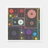 Cassettebandjes Servetten (Voorkant)