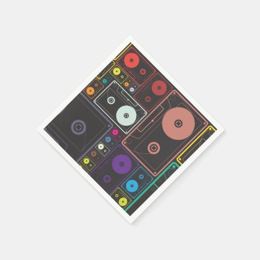 Cassettebandjes Servetten (Hoek)